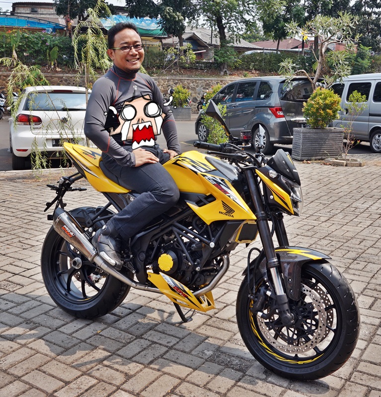 Modifikasi All New Honda CB150R 2015 mono arm