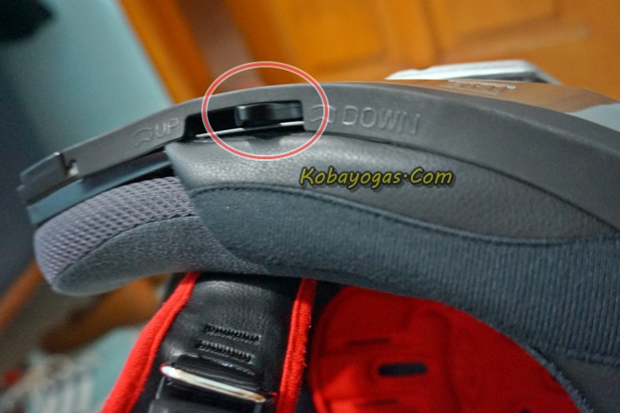 tuas dual visor agak ngumpet