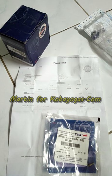 bukti pembelian parts tvs
