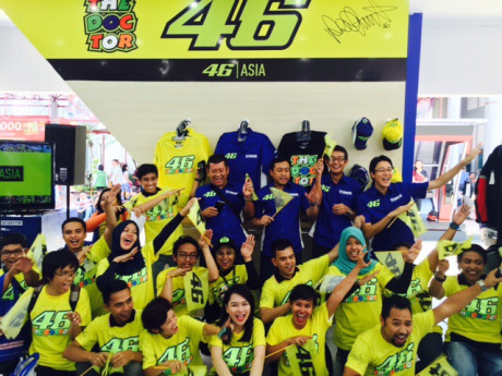 apparel rossi 46 asia kini dipegang Yamaha Indonesia 2