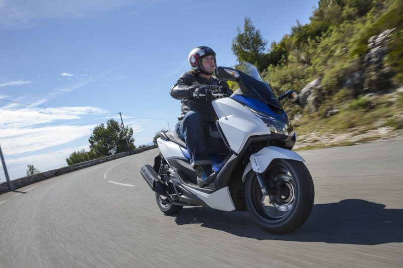 honda forza white blue