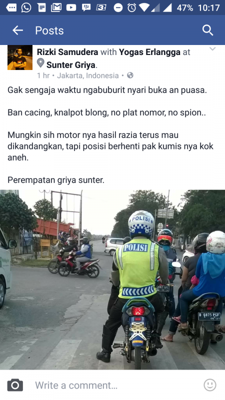 polisi di zebra cross
