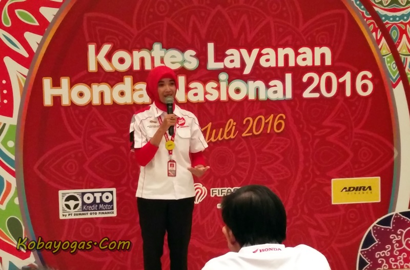 kontes layanan honda nasional 2016