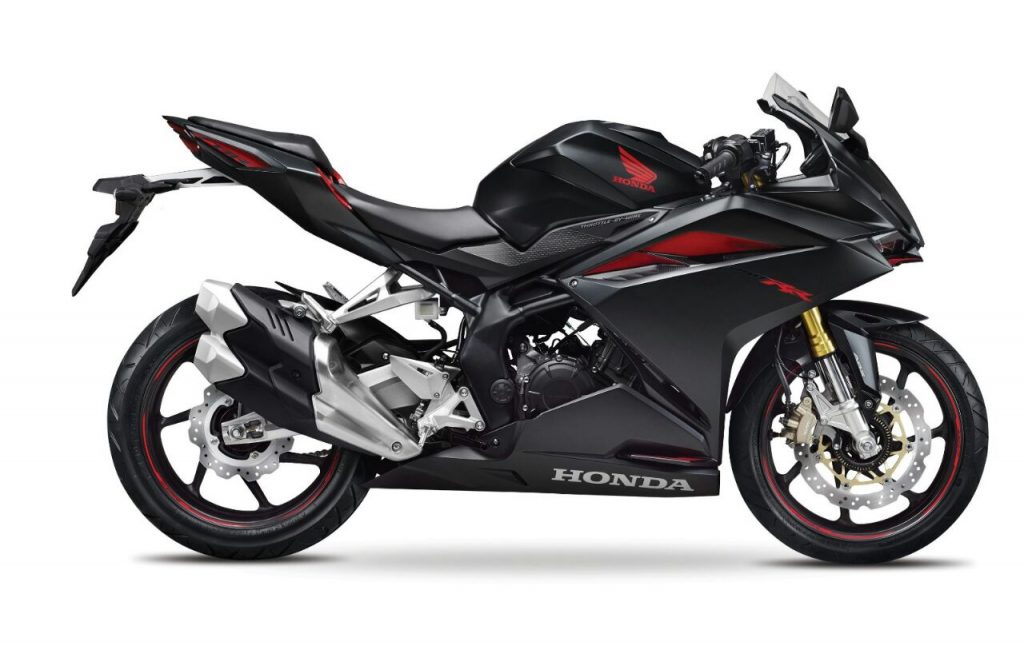 all new honda cbr250rr hitam doff merah