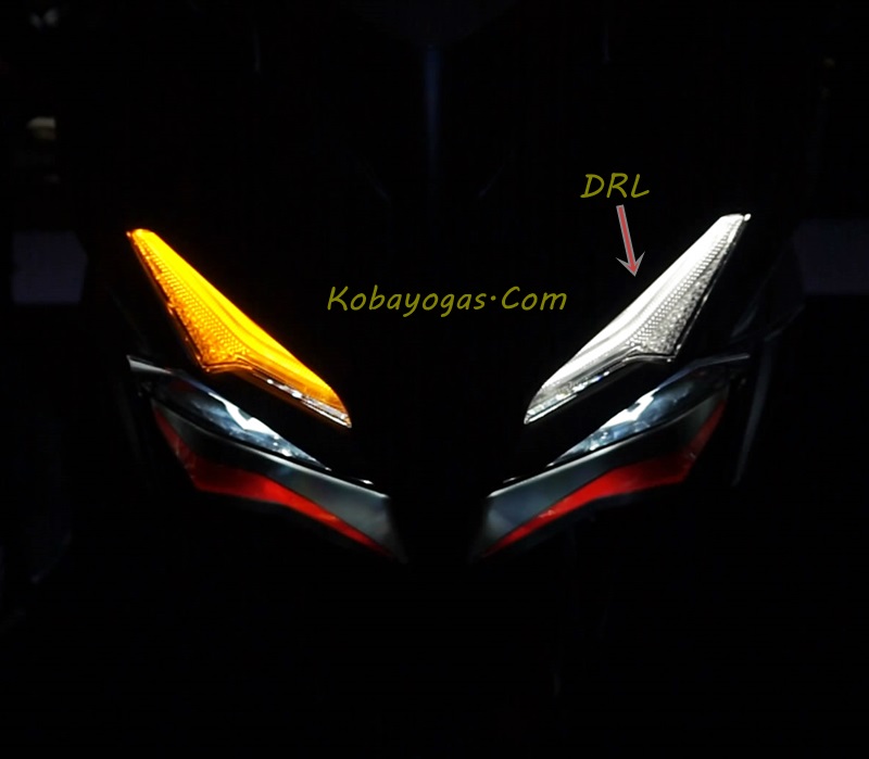 posisi lampu sein depan cbr250rr 1