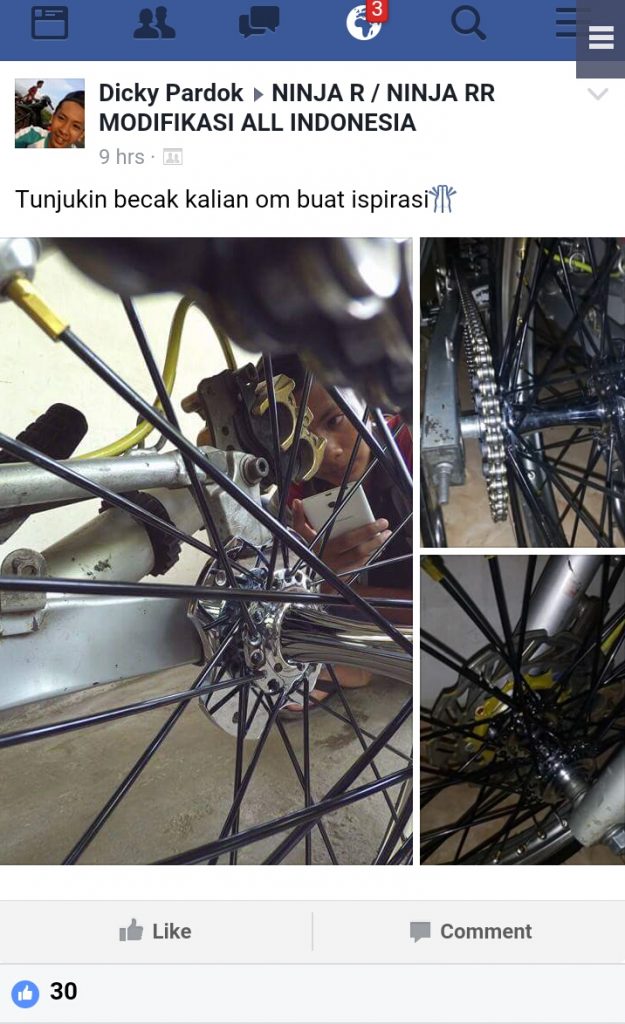 velg jari jari ninja 150