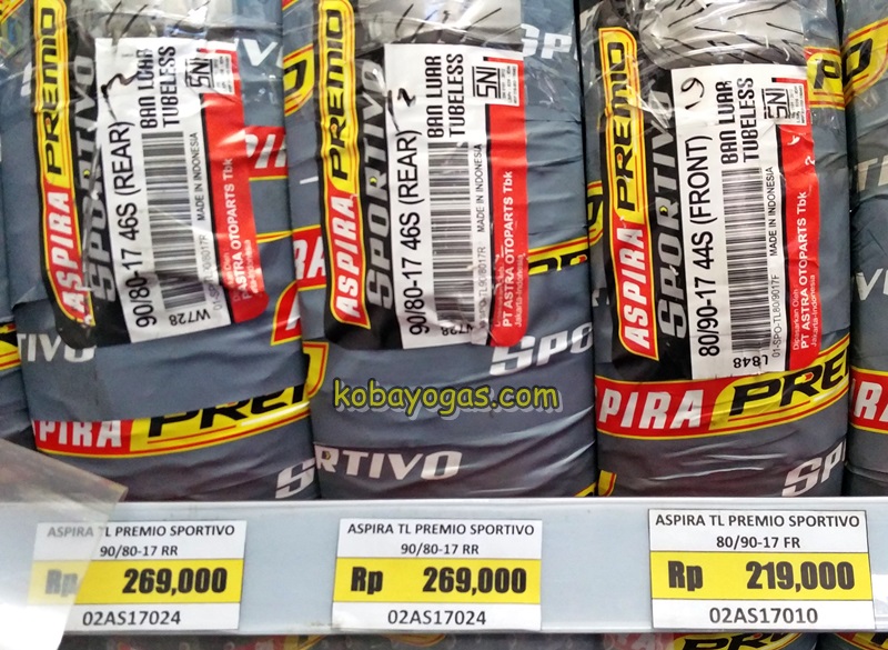 harga ban Aspira Premio Sportivo - F1ZR Caltex