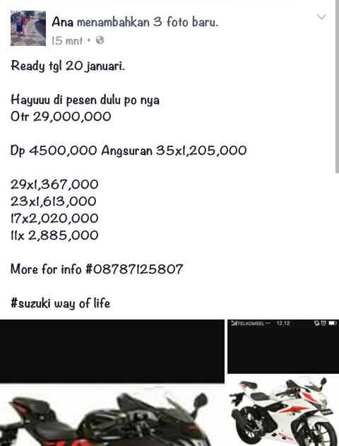 harga suzuki gsx-r150
