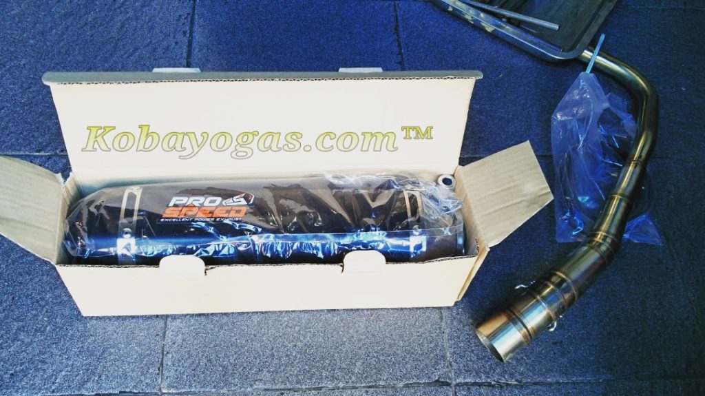 knalpot prospeed black CNC untuk Honda PCX