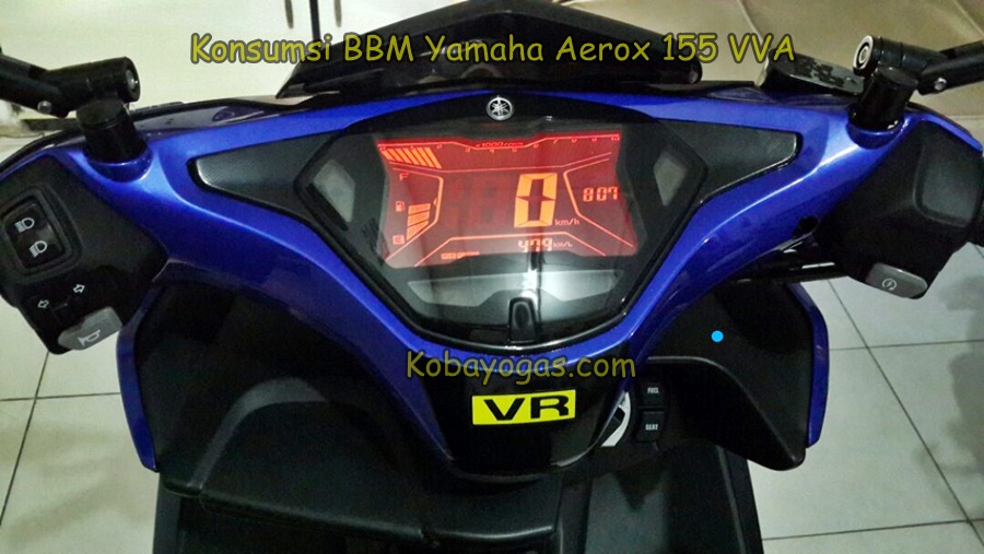 konsumsi BBM Yamaha Aerox 155 VVA
