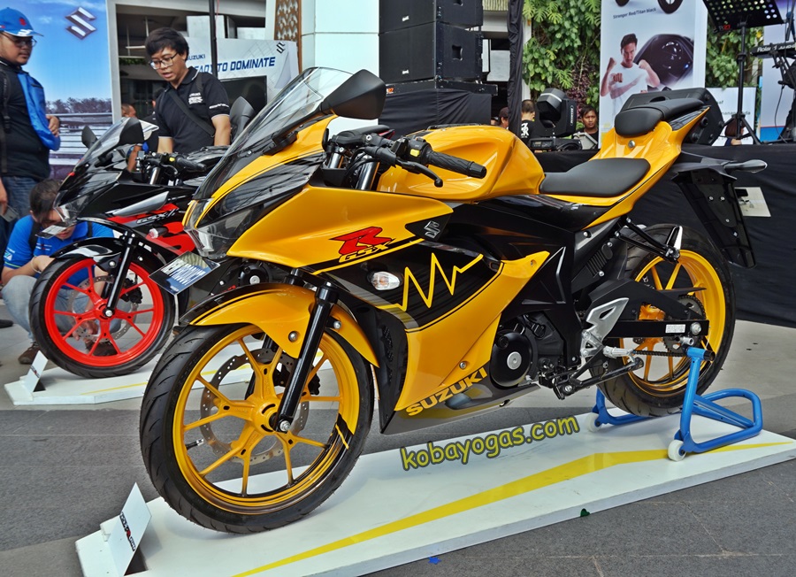 modifikasi Suzuki GSX-R150 kuning