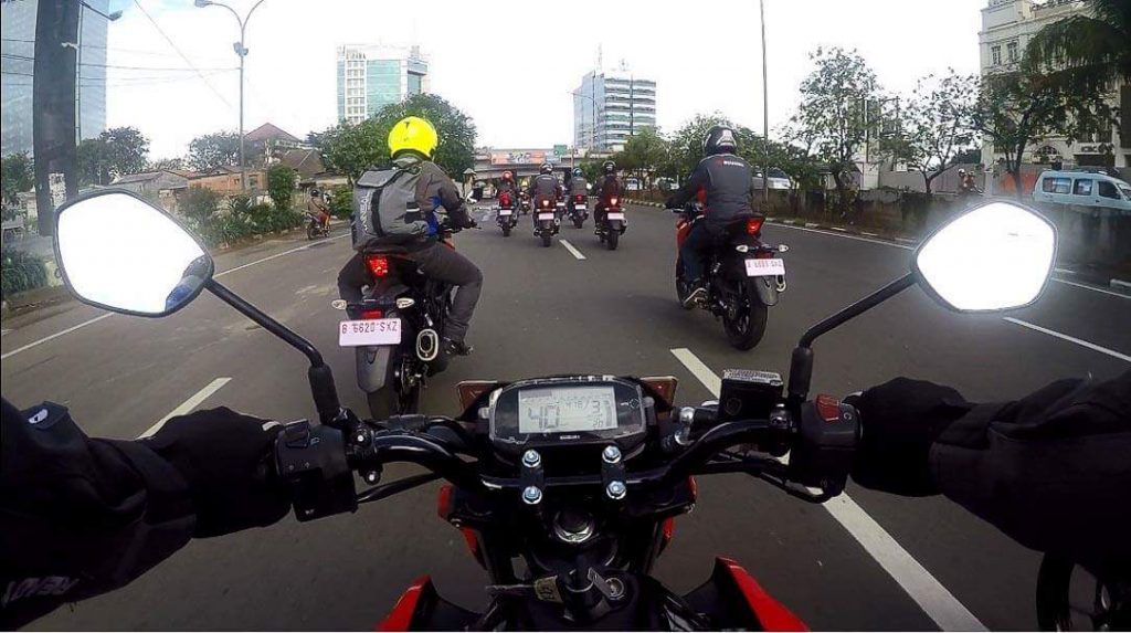 Suzuki GSX-S150 turing puncak