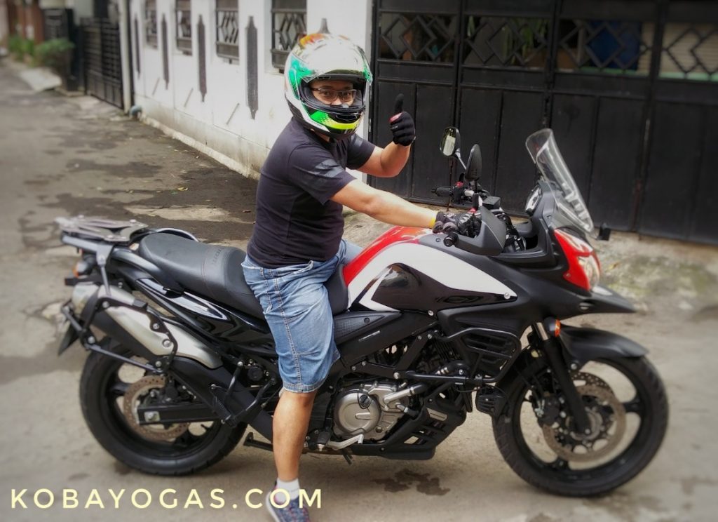 ergonomi Suzuki V-Strom 650