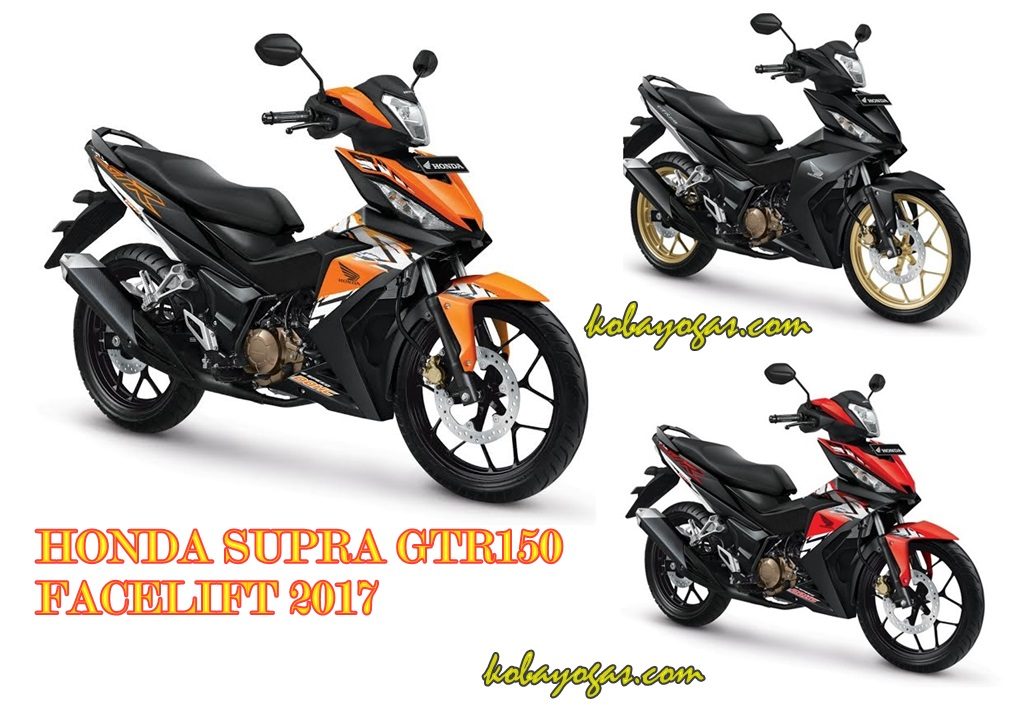 Honda Supra GTR150 facelift 2017