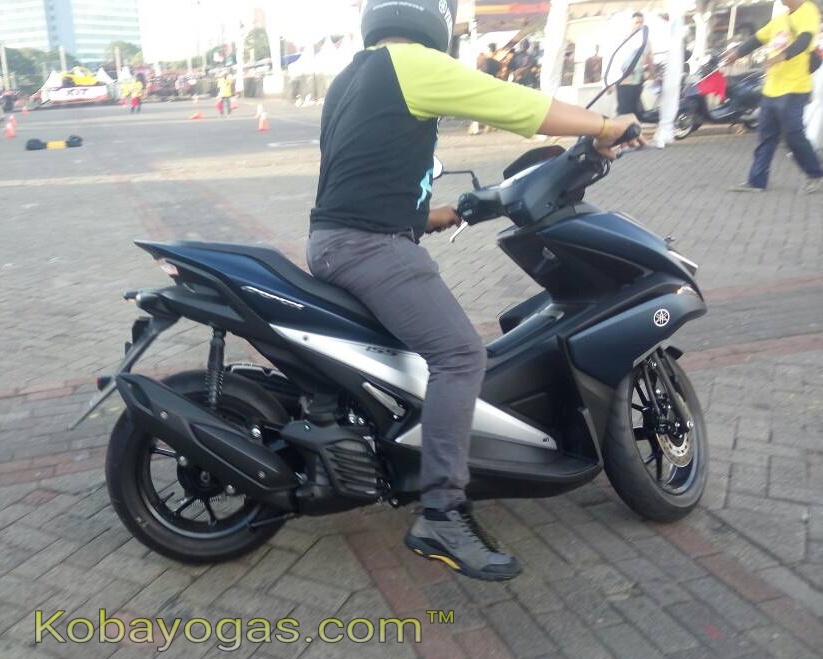 test ride Yamaha Aerox 155 VVA tipe S ABS