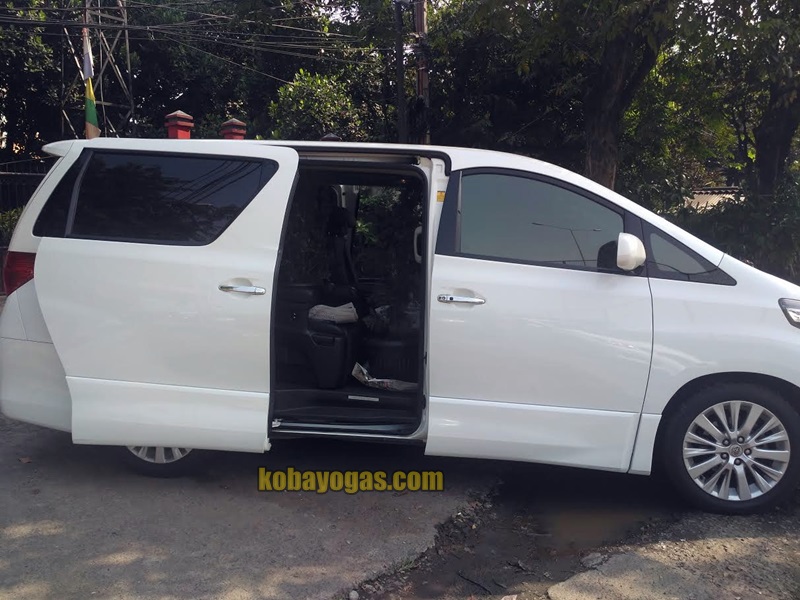 toyota alphard angkut tanaman
