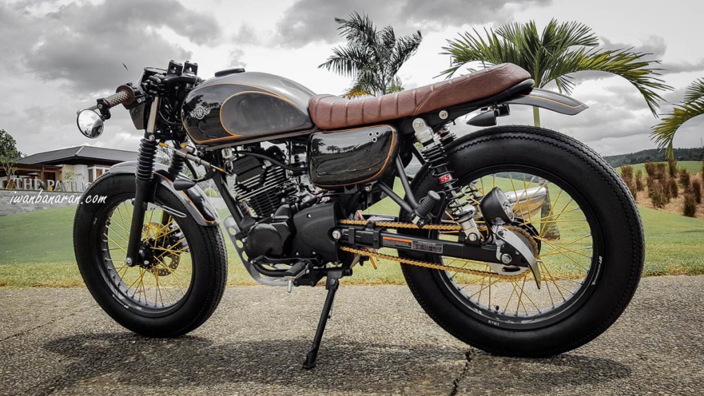 modifikasi w175 caferacer