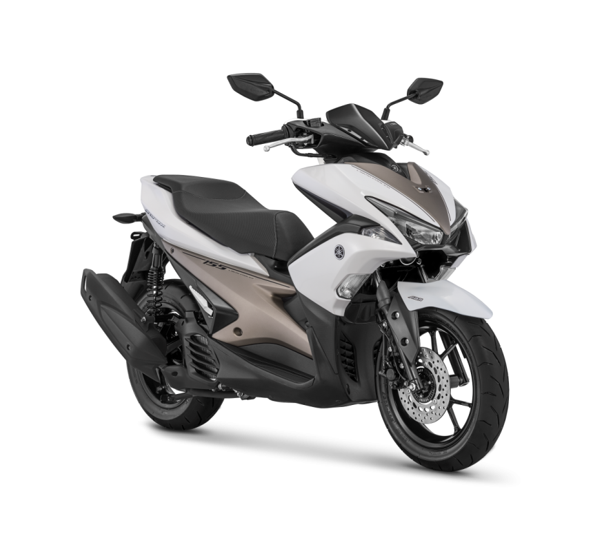 Yamaha Aerox 155 face lift white