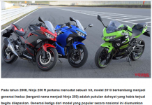 Tenaga Kawasaki Ninja 250 2018 Versi Jepang Turun Sebanyak 2PS!