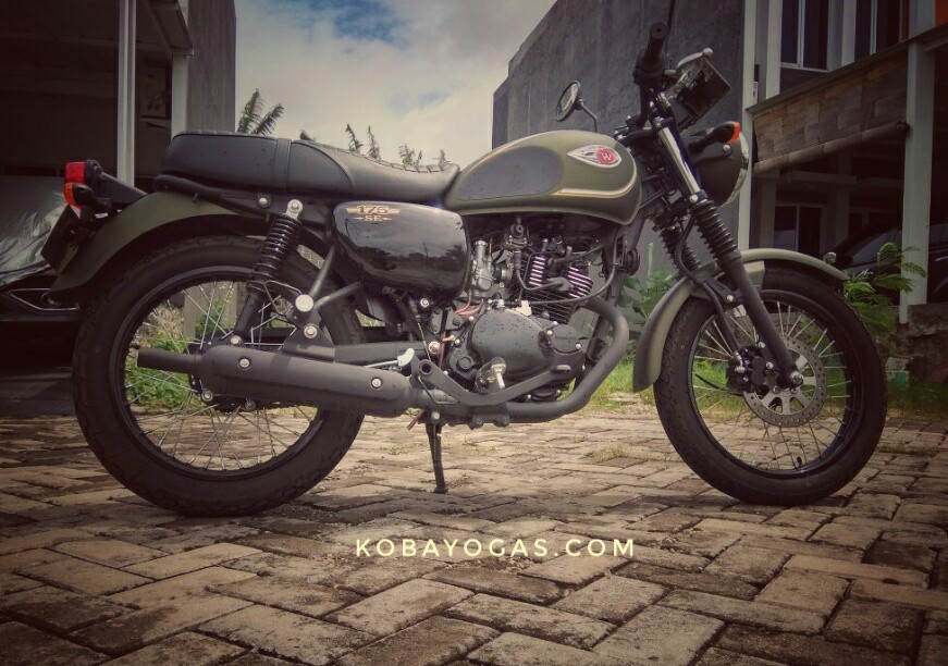 test ride dan review kawasaki W175 SE