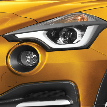lampu depan Datsun Cross 2018 Indonesia