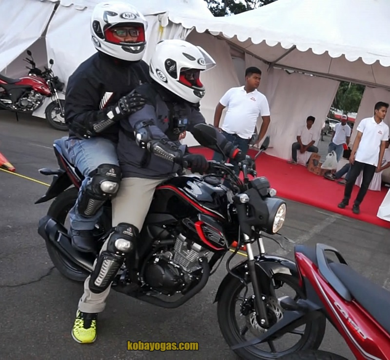 TEST RIDE CB150 VERZA BONCENGAN KOBAYOGAS