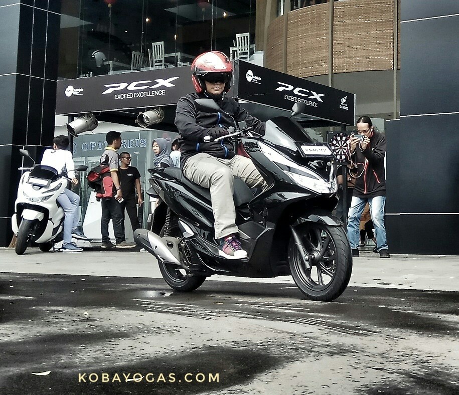 test ride all new pcx 150 bandung