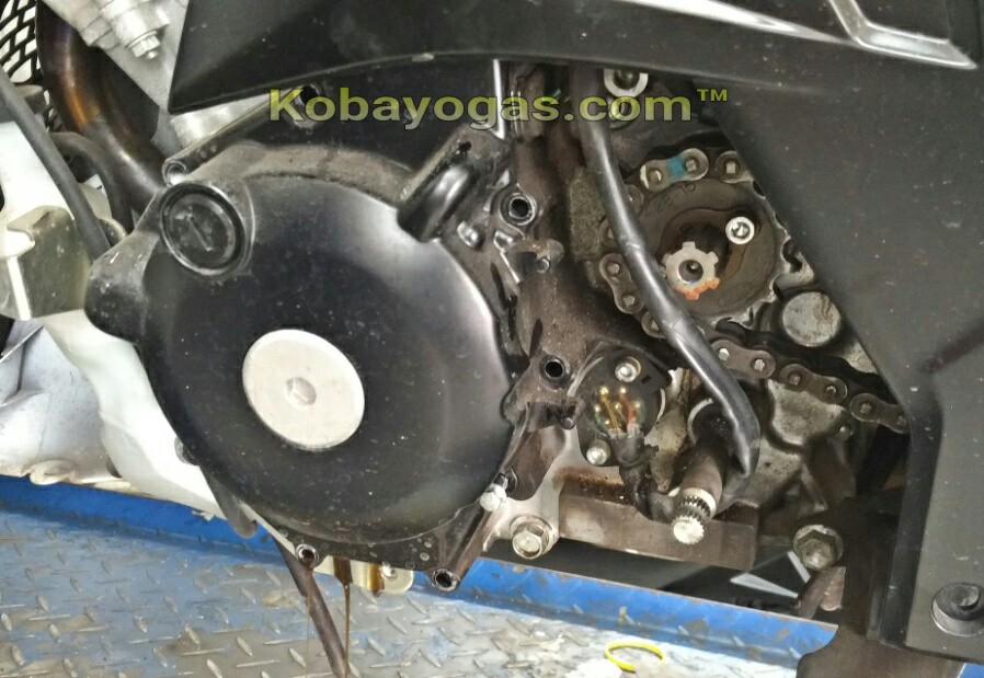 mengganti starter idle gear set gsx-r150
