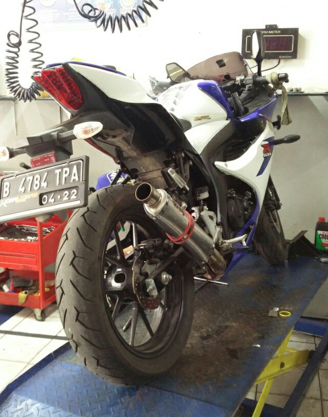 mengganti starter idle gear set gsx-r150