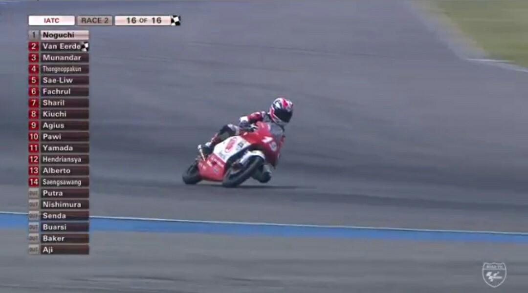 hasil asia talent cup IATC race 2