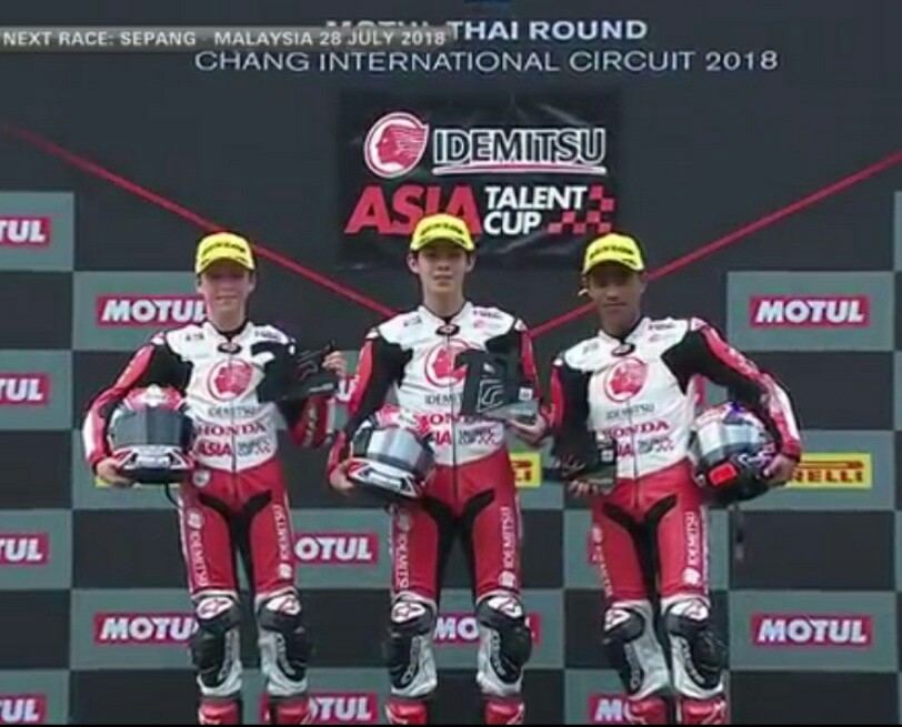 hasil asia talent cup IATC race 2