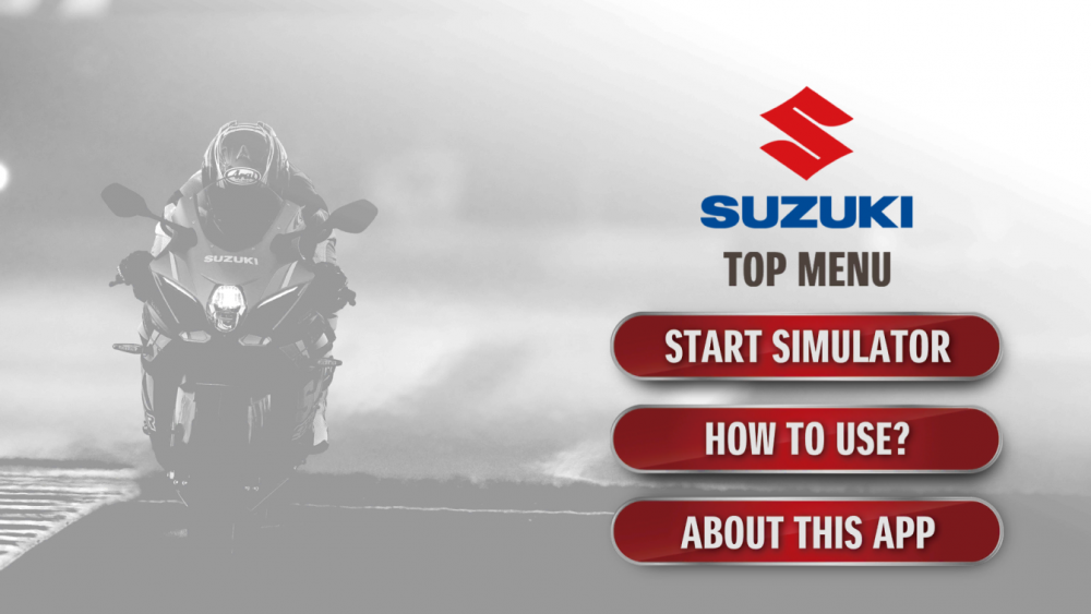 aplikasi game motor suzuki sound experience