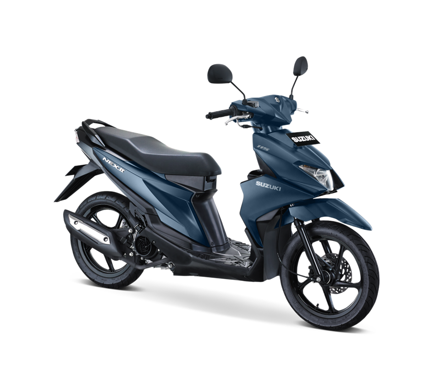 foto galeri all new Suzuki NEX II 2018 Elegant Accessories Mat Stellar Blue
