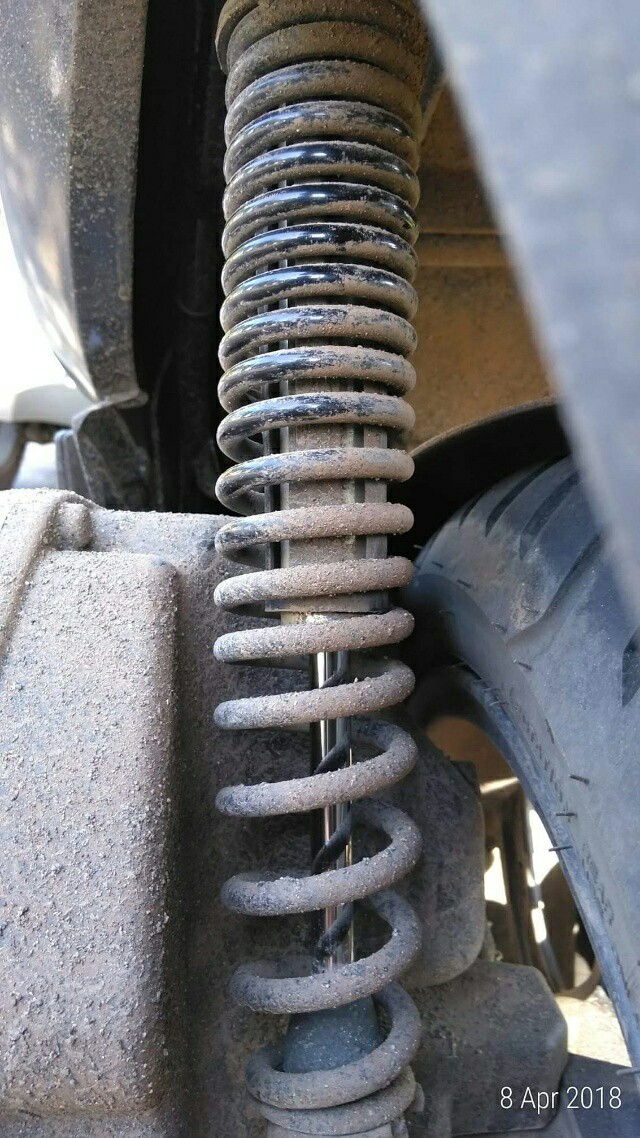 shock breaker PCX lokal miring