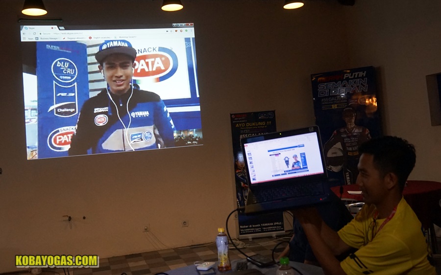 Nonton Bareng Galang Hendra di WSSP 300 bersama Yamaha 2
