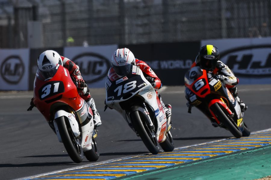 Gerry Salim di balapan FIM CEV Lemans