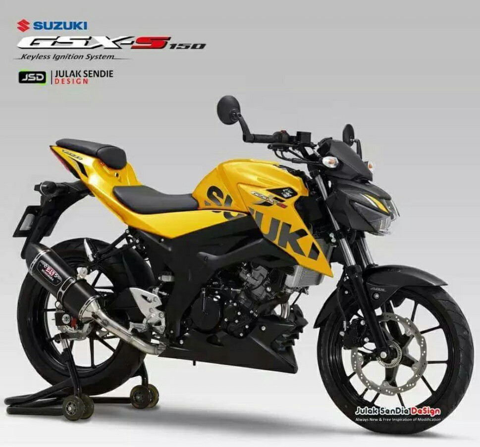 Suzuki GSX-S150 warna kuning