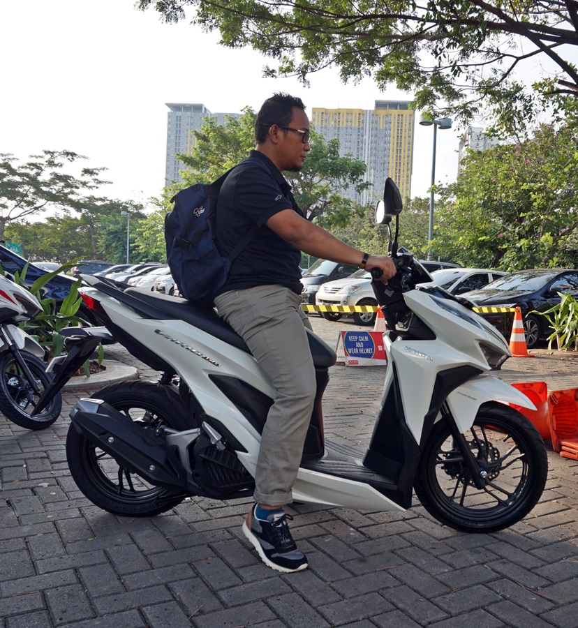 test ride all new honda vario 150 6