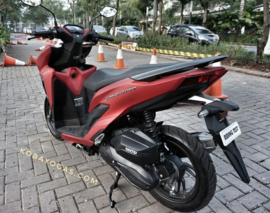test ride all new honda vario 150 merah