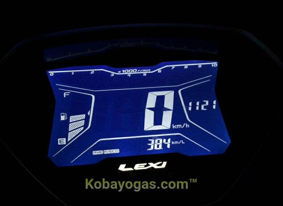 konsumsi bbm yamaha lexi  3