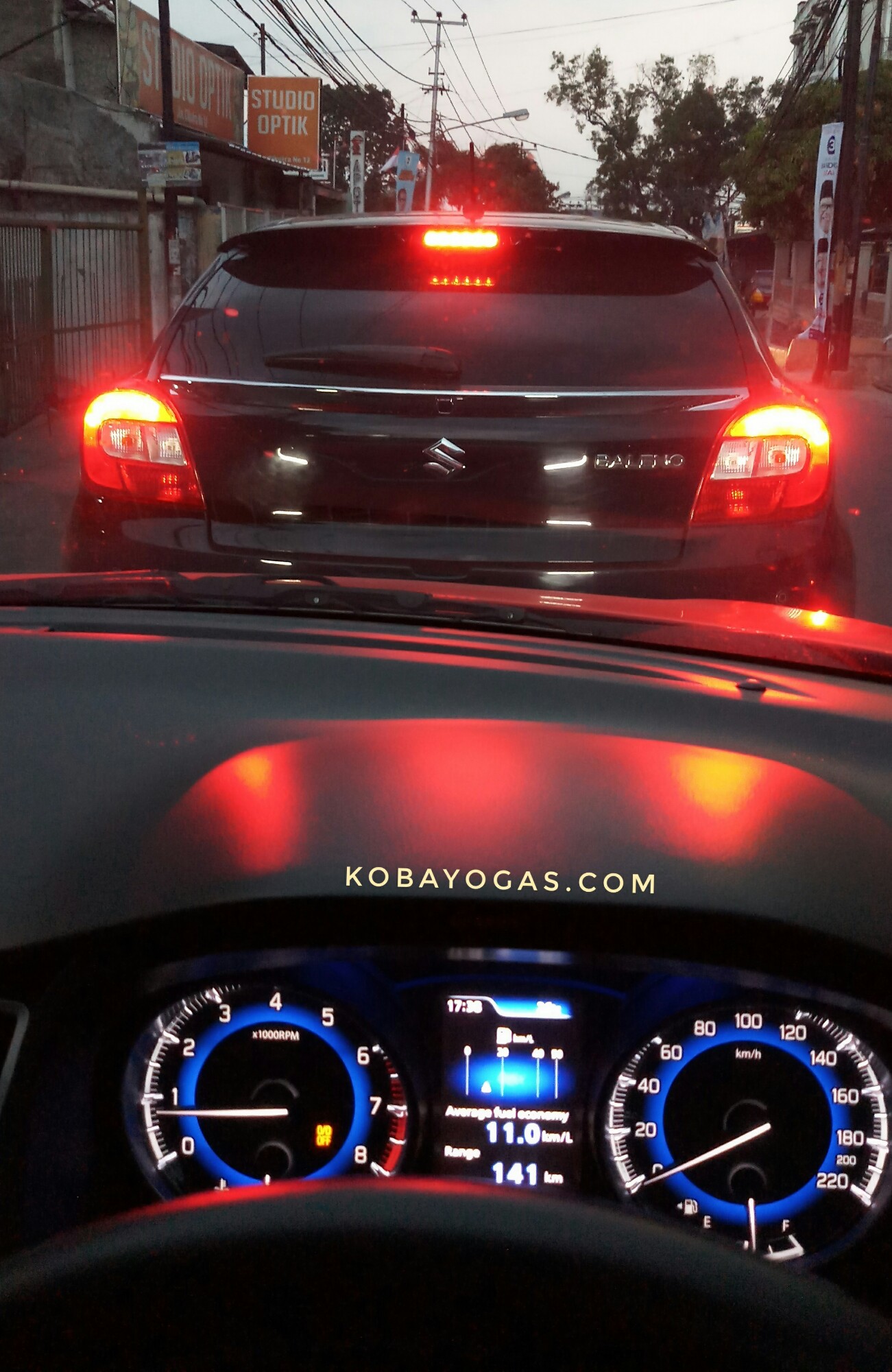Konsumsi BBM Suzuki Baleno Hatchback Matik AT