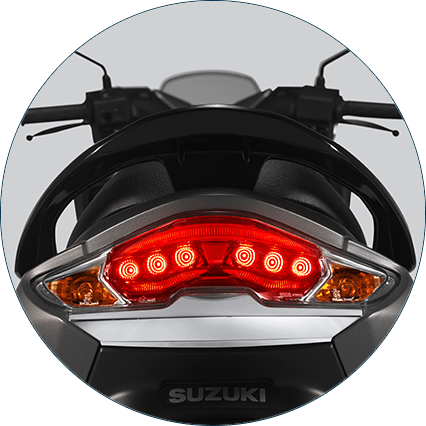 fitur suzuki Burgman Street - LED Stop lamp