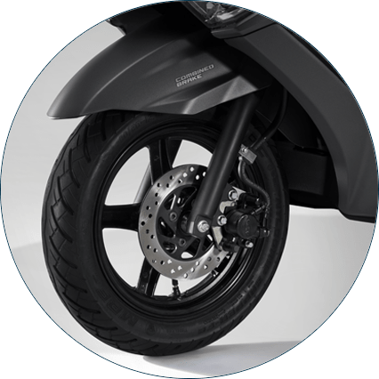 fitur suzuki Burgman Street - CBS brake