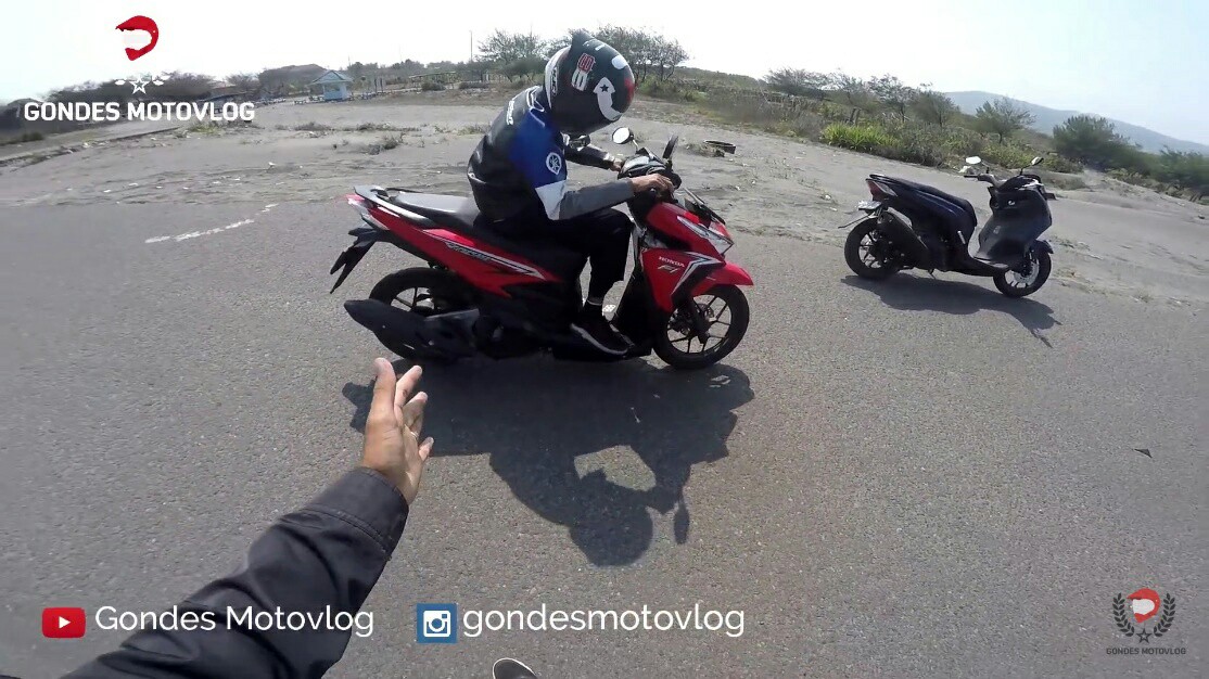 adu kencang Yamaha Lexi vs Vario 125