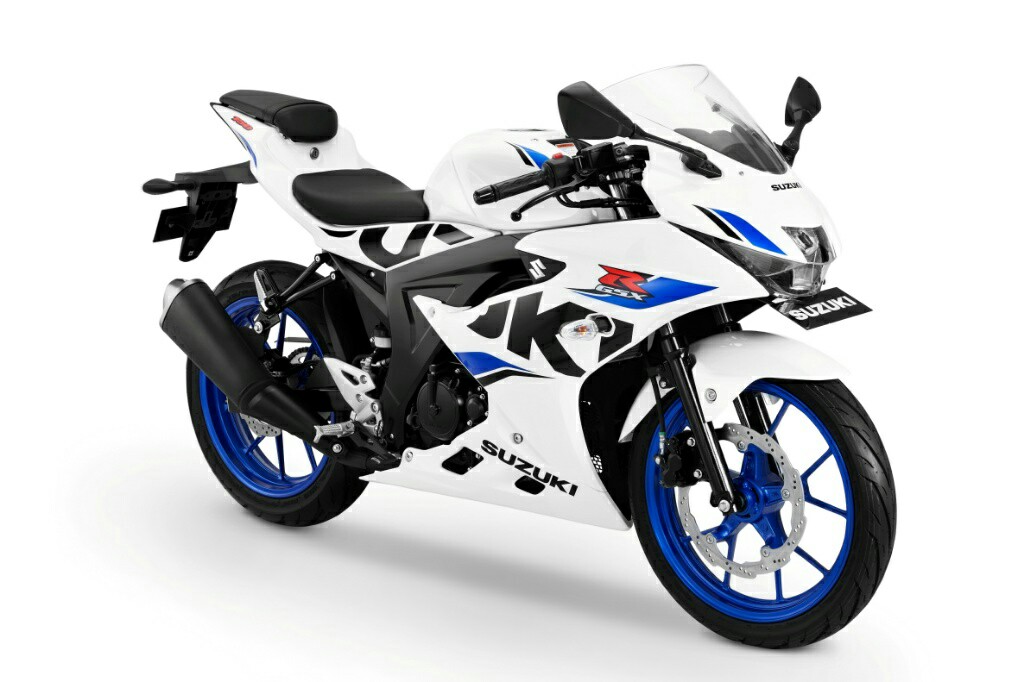 Suzuki GSX-R150 2018 Warna Baru Putih Velg Biru