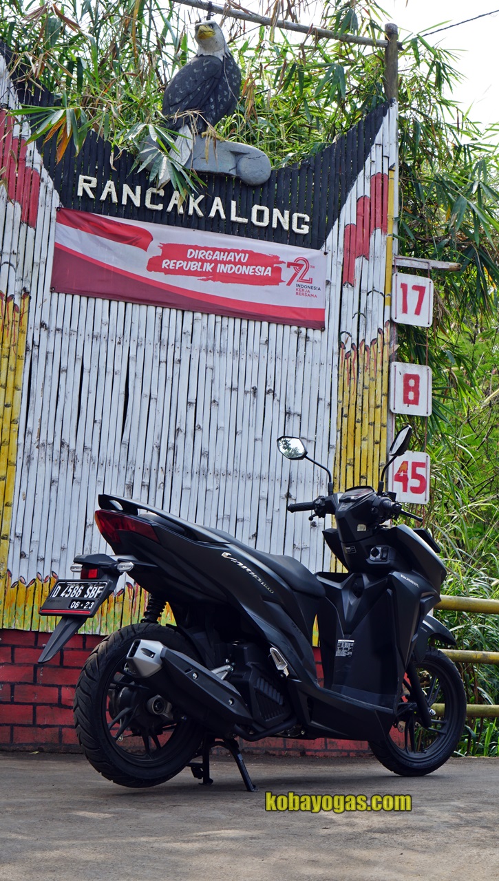 Galeri Foto All New Honda Vario 150 2018 Warna Silver Matte dan Black Matte