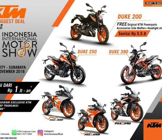 Big Deal KTM Di Pameran Otomotif IIMS Surabaya