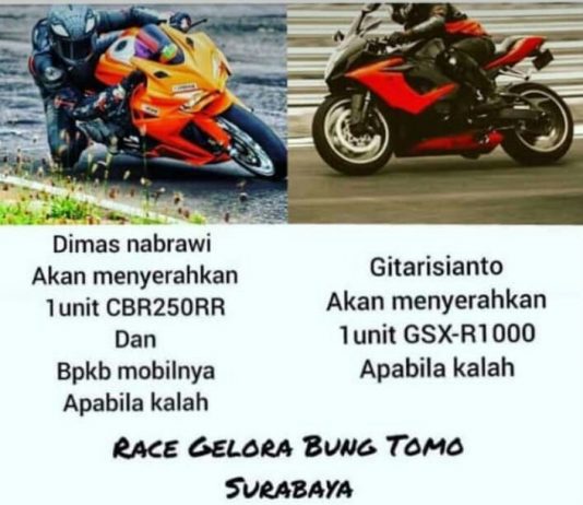 Balapan CBR250RR vs Moge Suzuki GSX-R1000 Di GBT Menurut Kobayogas