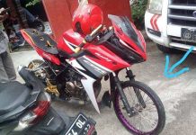 Hebat! Sepasang Remaja Ini Rela Jadi Tester Motor Ban Cacing Tanpa Rem Depan Di Turunan Cangar