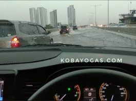 Nyobain Lewat Jalan Tol Layang Japek Jakarta Cikampek, Kok Banjir?